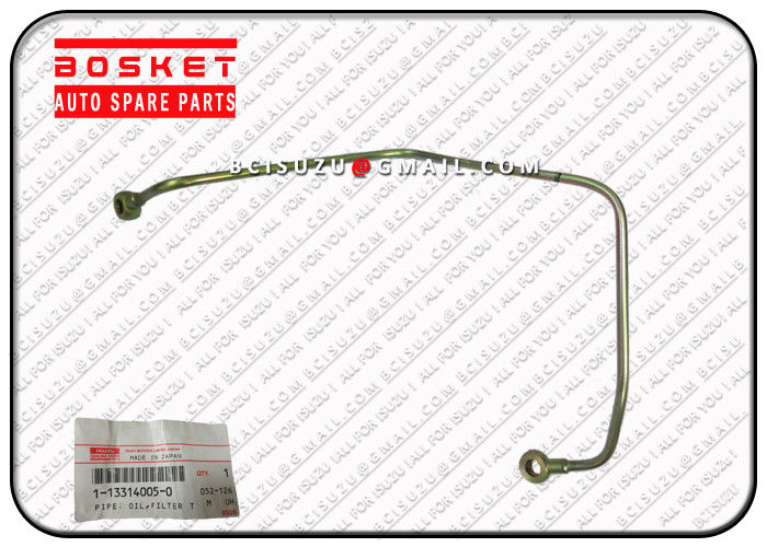 Isuzu CXZ81K 6WF1 Oil Pipe From Oil Filter To Injector Pump 1133140050 1-13314005-0
