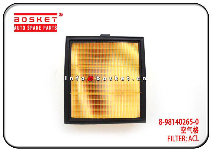 8-98140265-0 8981402650 Isuzu Truck Parts Air Cleaner Filter For DMAX 2013 TFR TFS