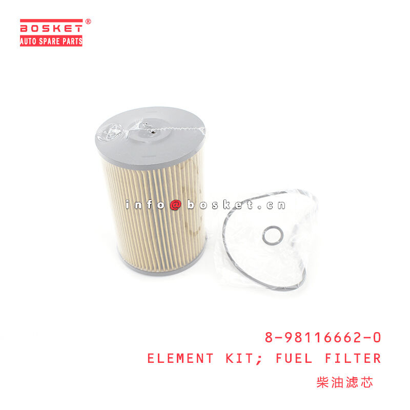 8-98116662-0 Isuzu Engine Parts Fuel Filter Element Kit 8981166620 6WG1