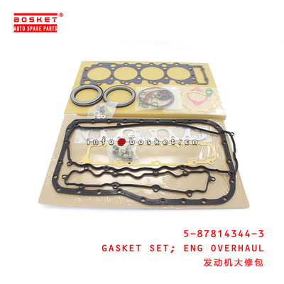 5-87814344-3 Engine Overhaul Gasket Set For ISUZU 4HF1-N 5878143443