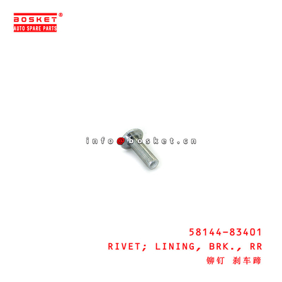 58144-83401 Rear Brake Lining Rivet for ISUZU HD170 HD500