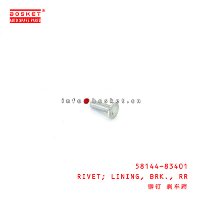 58144-83401 Rear Brake Lining Rivet for ISUZU HD170 HD500