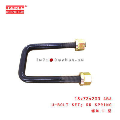 18x72x200 Rear Spring U-Bolt Set suitable for ISUZU UDPD