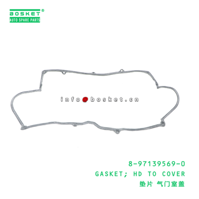 8-97139569-0 Head To Cover Gasket  for ISUZU  6VD1 8971395690