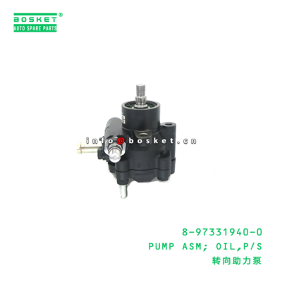 8-97331940-0 Power Steering Oil Pump Assembly For ISUZU TFR55 4JB1 8973319400
