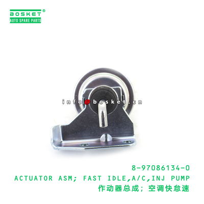 ISUZU Fast Idle Actuator Assembly with A/C and INJ PUMP for 8-97086134-0