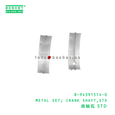 8-94391514-0 METAL SET; CRANK SHAFT,STD suitable for ISUZU LT132 6HE1T 6HH1 4HF1 8943915140