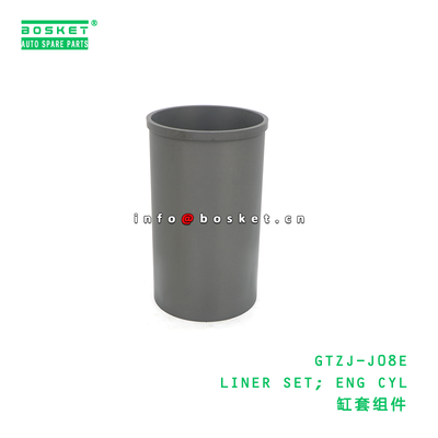 GTZJ-J08E ABA Liner Set Engine Cylinder Liner for HINO 500 J05E J08E with 3 Months Warranty
