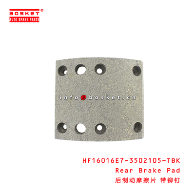HF16016E7-3502105-TBK Rear Brake Pad suitable for JAC