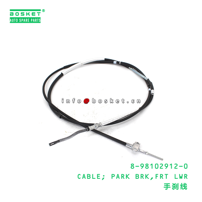8-98102912-0 CABLE; PARK BRK,FRT LWR suitable for ISUZU 8981029120
