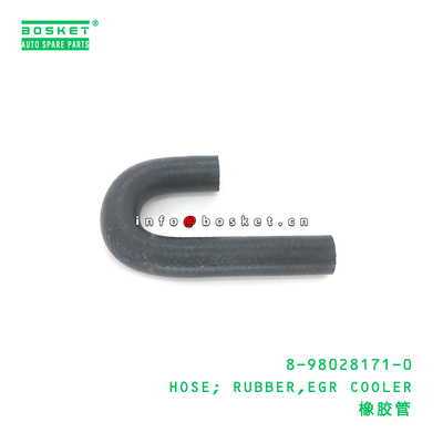 EGR Cooler Hose Rubber Material for Isuzu 8980281710 Truck Parts