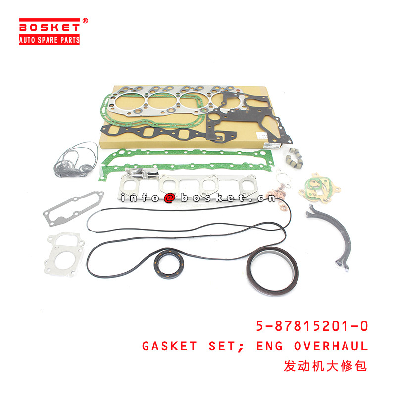 5-87815201-0 Engine Overhaul Gasket Set For ISUZU 600P 4JH1T 4KH1 5878152010