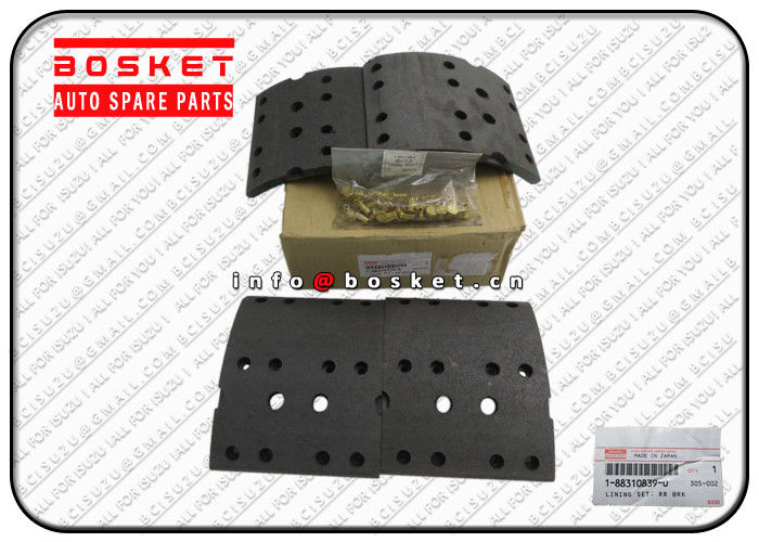 Original 1-88310839-0 1883108390 Standard Rear Brake Lining Set for ISUZU FSR Parts