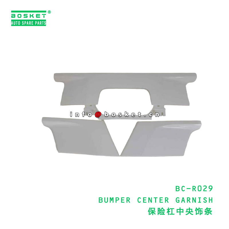 BC-R029 ABA Bumper Center Garnish for HINO 500 J08E with Neutral Box Packaging and 3 Months Warranty