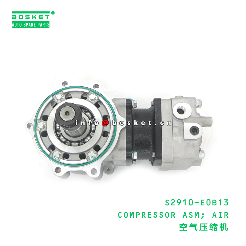 S2910-E0B13 BBA Compressor Assembly Air Suitable for HINO 500 J08E with 3 Months Warranty and 15-20 Days Delivery