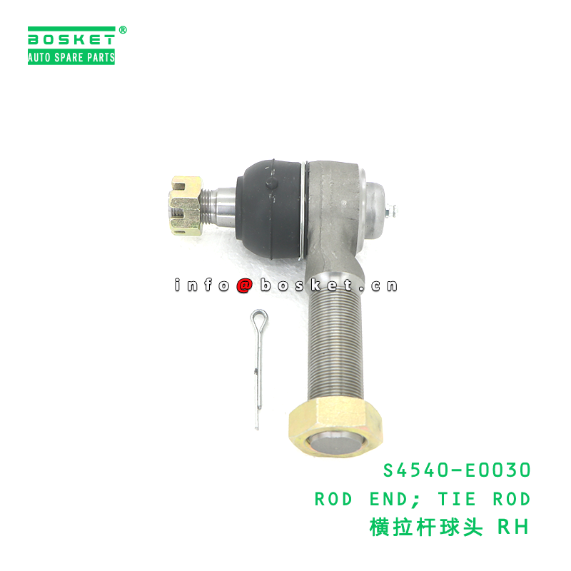 HINO S4540-E0030 Rod End Tie Rod Made of High-Quality Special Steel with Ball Pin Connection