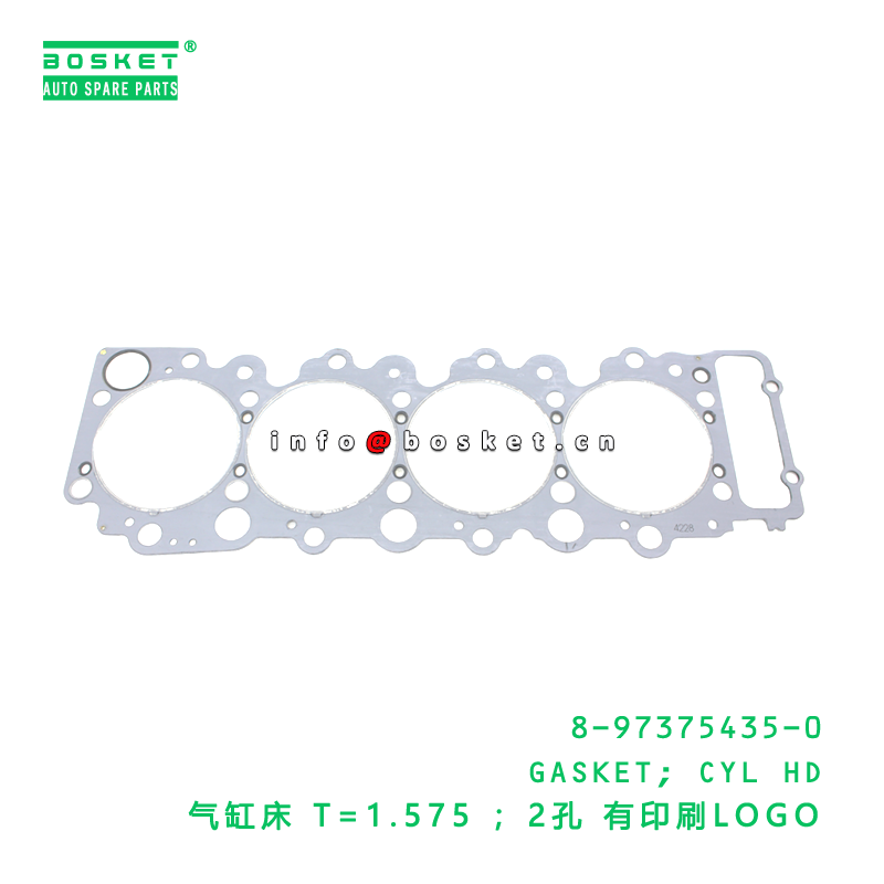 8-97375435-0 GASKET; CYL HD suitable for ISUZU 700P  4HK1 8973754350