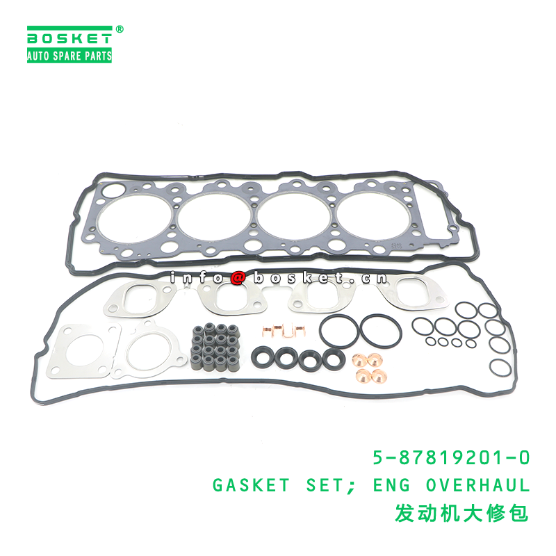 5-87819201-0 GASKET SET; ENG HD OVERHAUL suitable for ISUZU 5878192010