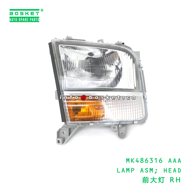 MK486316 Head Lamp Assembly FUSO Compatible Headlight Assembly with 3 Months Warranty