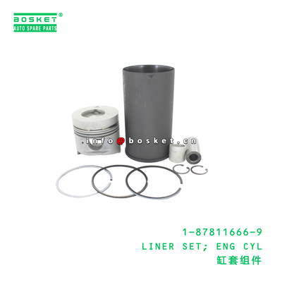 1-87811666-9 LINER SET; ENG CYL เหมาะสําหรับ ISUZU MR133 6HH1 1878116669